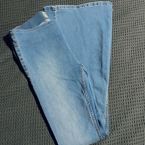 Free People Flare Jeans Short - Picture 3 of 4